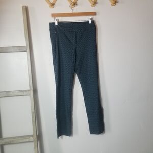 MARGARET M WOMEN'S GEOMETRIC PATTERNED SLIMMING PANTS SIZE XL